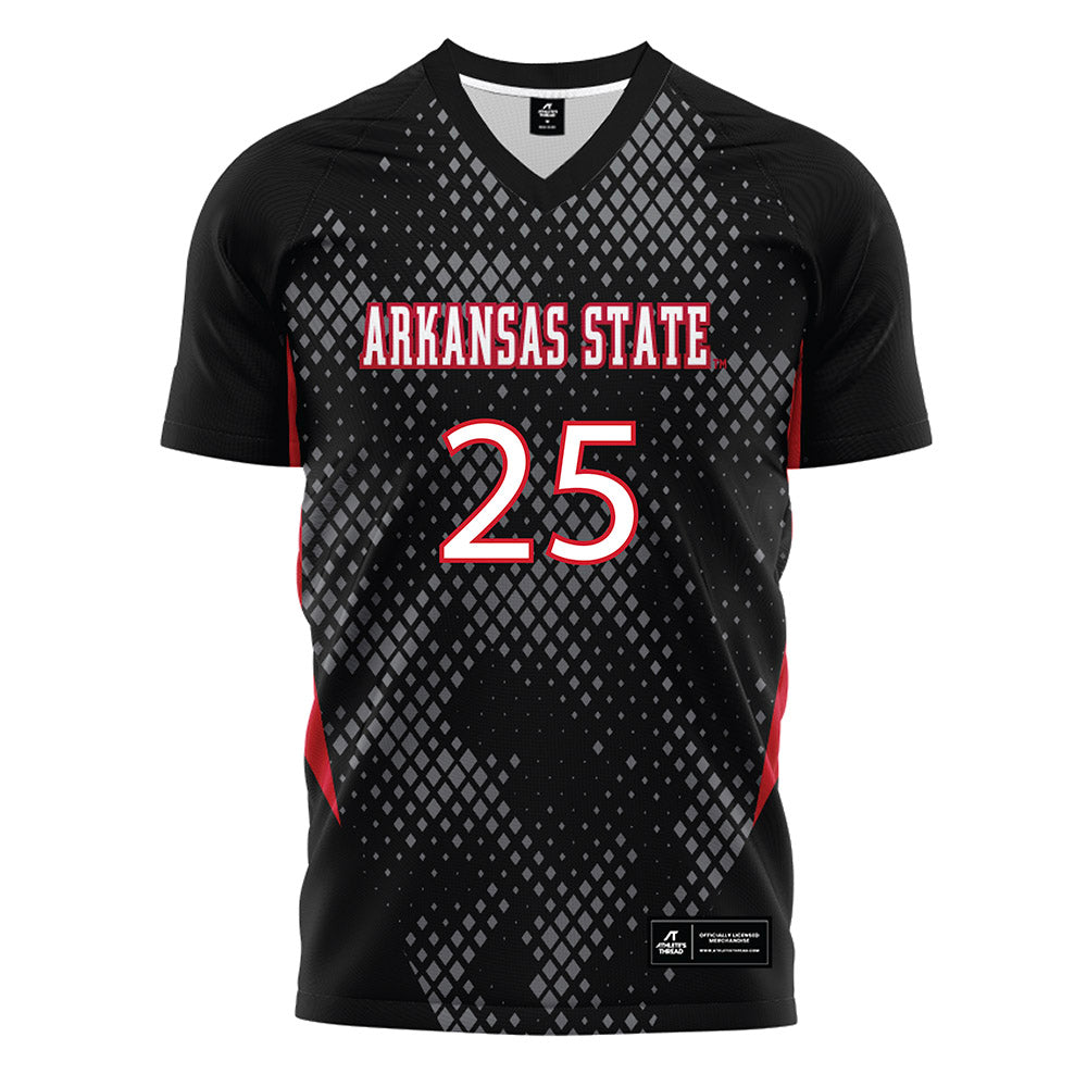 Arkansas State - NCAA Women's Soccer : Keelyn Peacock - Black Soccer Jersey