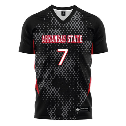 Arkansas State - NCAA Women's Soccer : Tindra Cederholm - Black Soccer Jersey