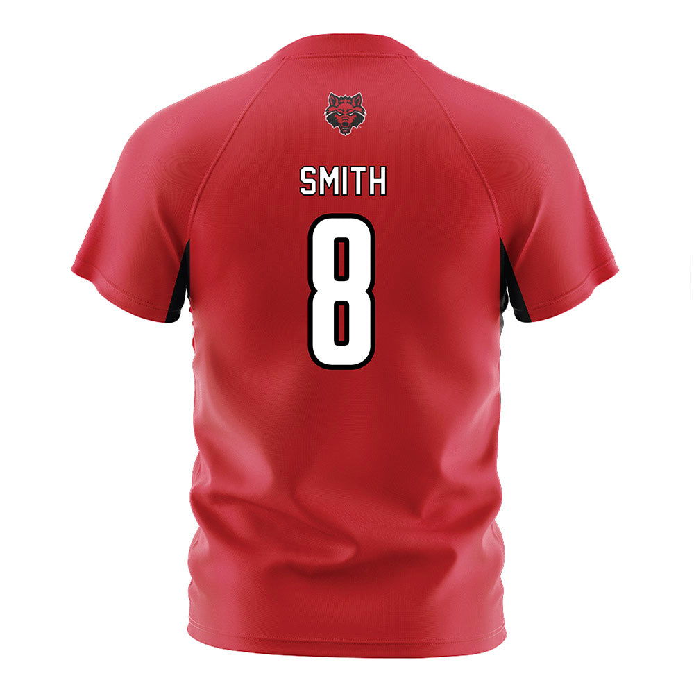 Arkansas State - NCAA Women's Soccer : Maggie Smith - Red Soccer Jersey-1