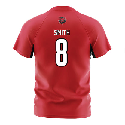 Arkansas State - NCAA Women's Soccer : Maggie Smith - Red Soccer Jersey-1