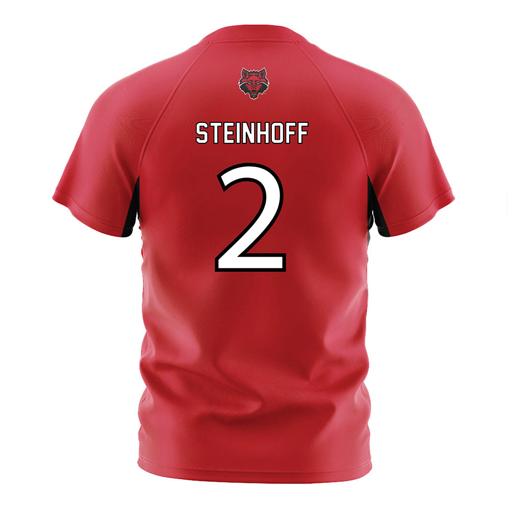Arkansas State - NCAA Women's Soccer : Katie Steinhoff - Red Soccer Jersey