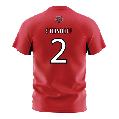 Arkansas State - NCAA Women's Soccer : Katie Steinhoff - Red Soccer Jersey