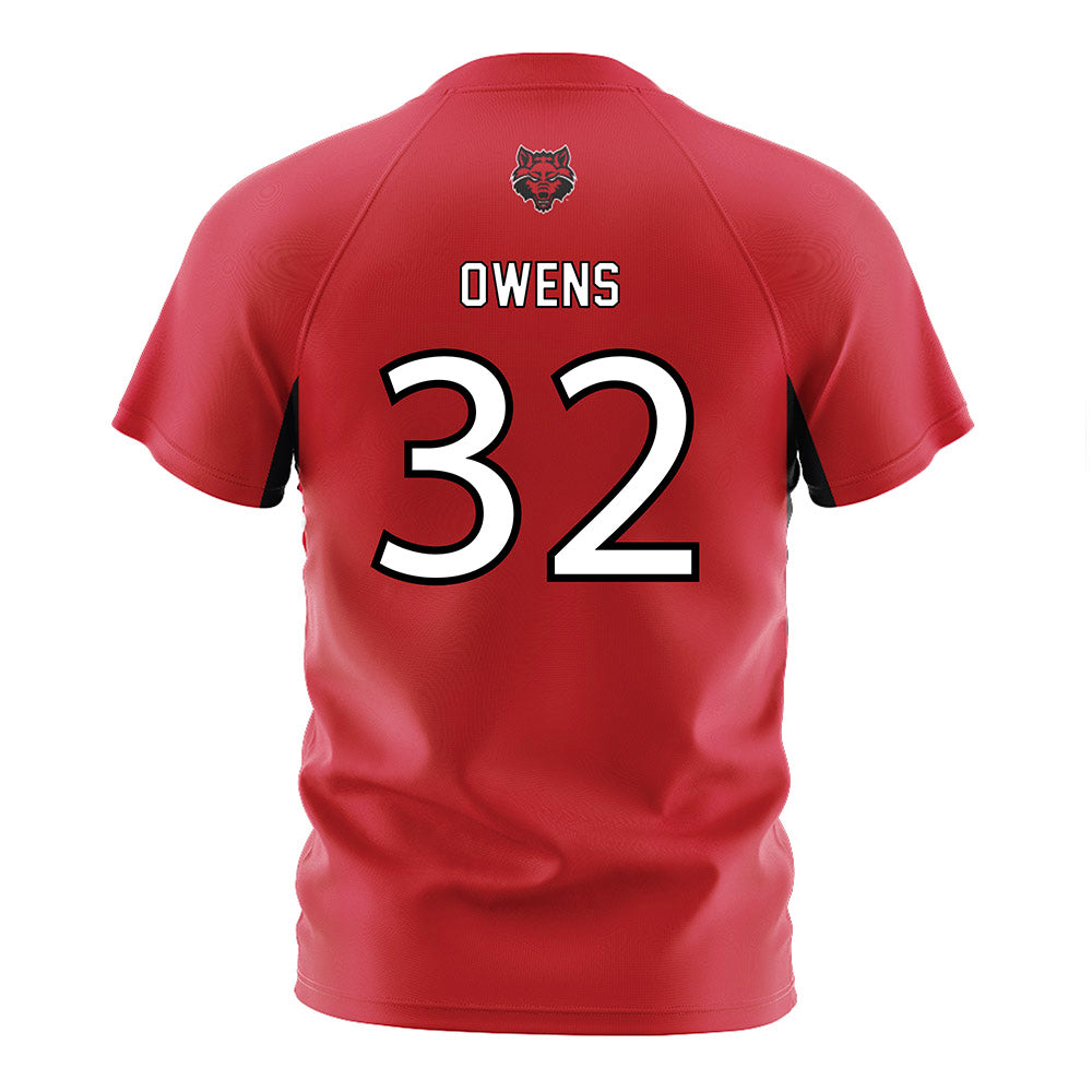Arkansas State - NCAA Women's Soccer : allie Owens - Red Soccer Jersey
