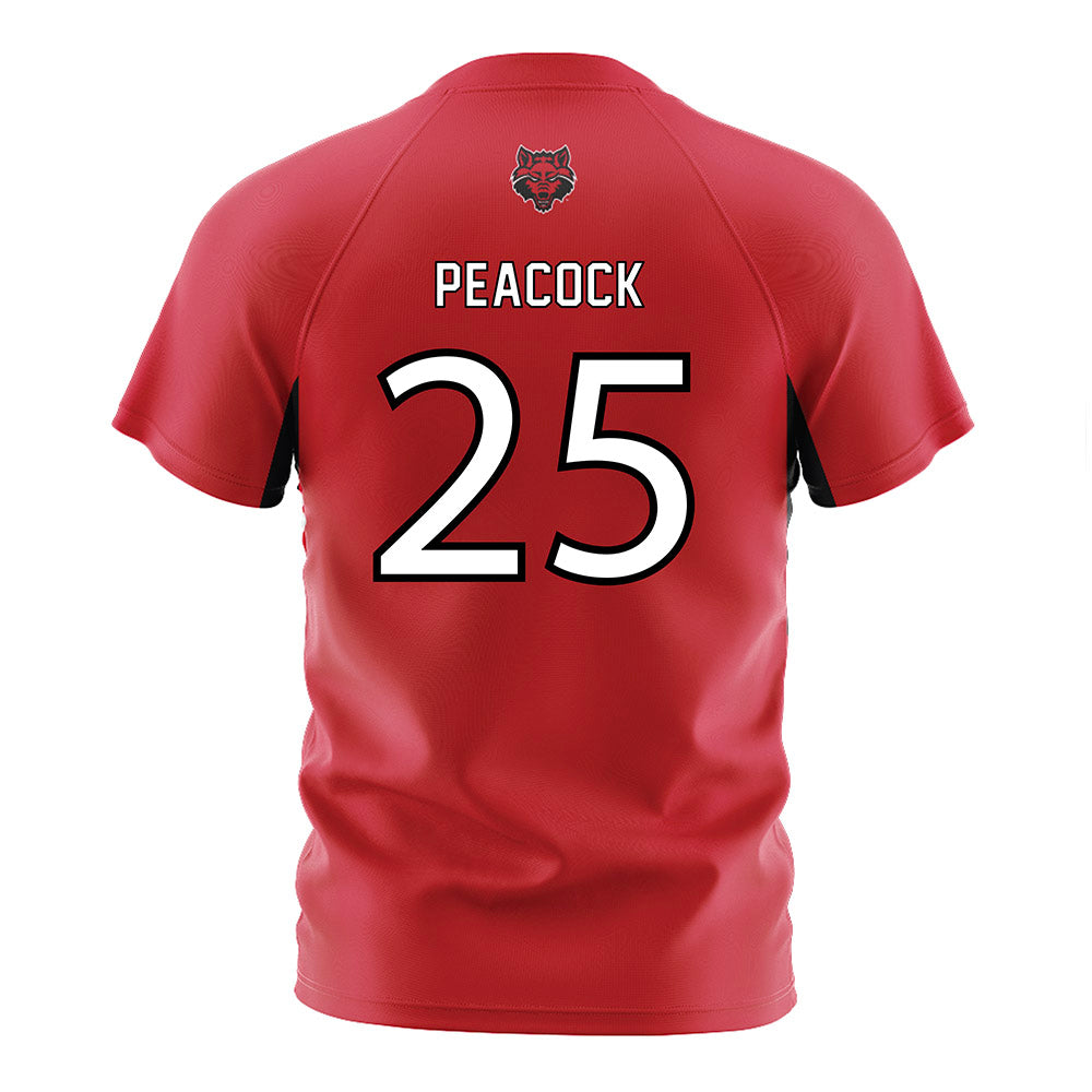 Arkansas State - NCAA Women's Soccer : Keelyn Peacock - Red Soccer Jersey