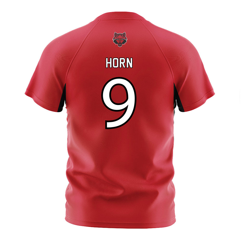Arkansas State - NCAA Women's Soccer : Kennedy Horn - Red Soccer Jersey