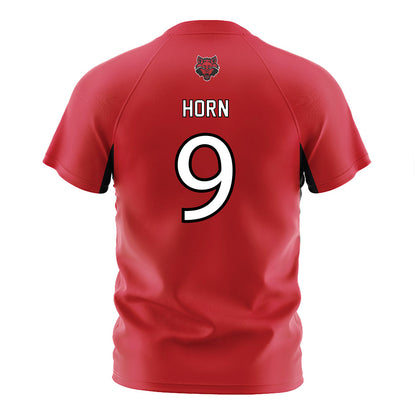 Arkansas State - NCAA Women's Soccer : Kennedy Horn - Red Soccer Jersey