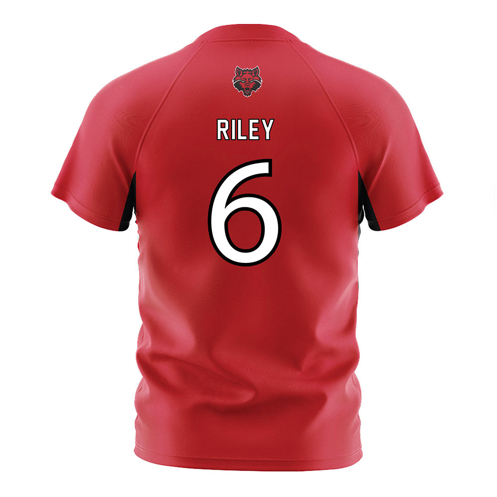 Arkansas State - NCAA Women's Soccer : Emma Riley - Red Soccer Jersey