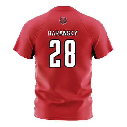 Arkansas State - NCAA Women's Soccer : Katy Haransky - Red Soccer Jersey-1