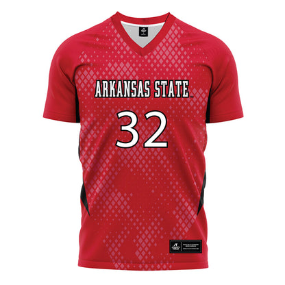 Arkansas State - NCAA Women's Soccer : allie Owens - Red Soccer Jersey
