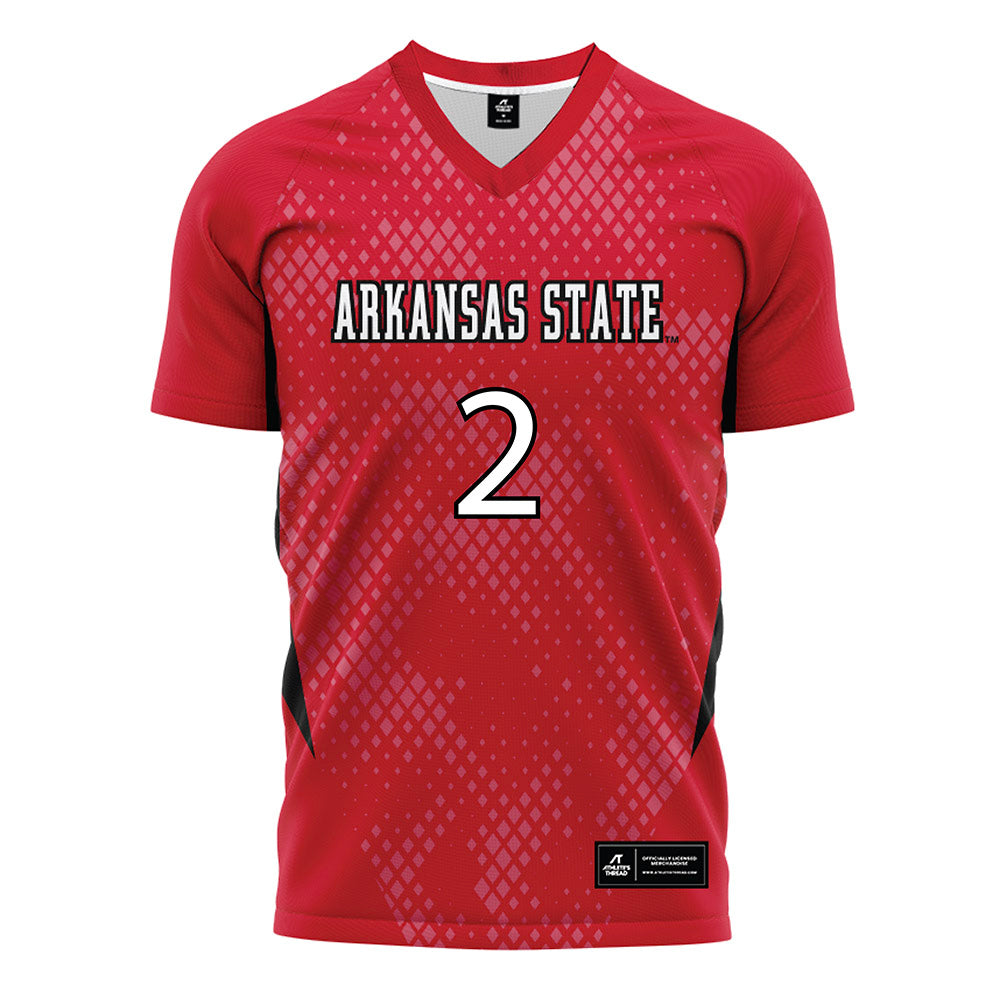 Arkansas State - NCAA Women's Soccer : Katie Steinhoff - Red Soccer Jersey