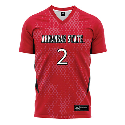 Arkansas State - NCAA Women's Soccer : Katie Steinhoff - Red Soccer Jersey
