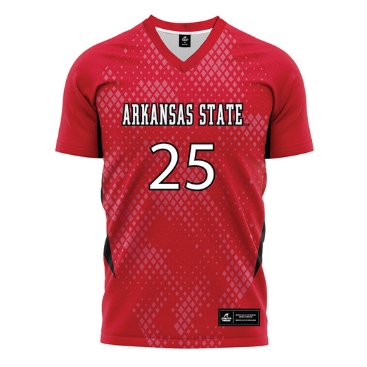 Arkansas State - NCAA Women's Soccer : Keelyn Peacock - Red Soccer Jersey
