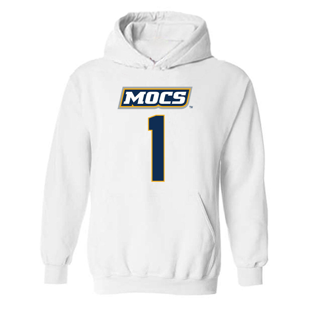UTC - NCAA Men's Basketball : Brennan Watkins - Replica Shersey Hooded Sweatshirt-0