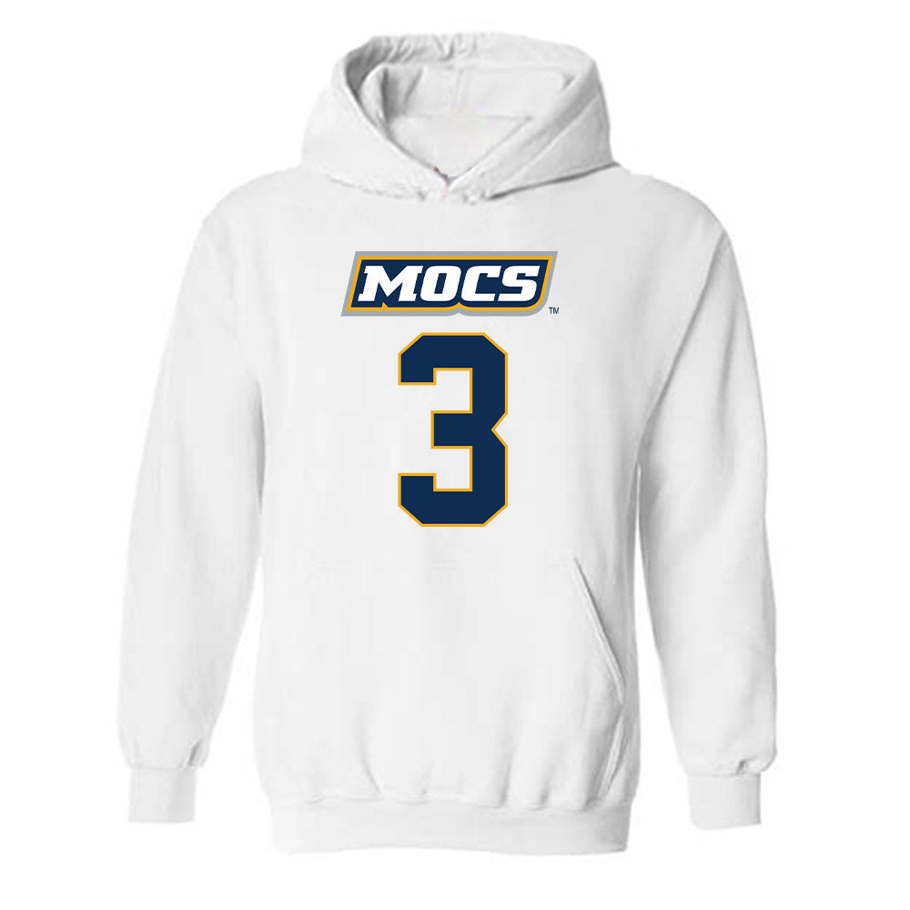 UTC - NCAA Men's Basketball : Tre Powell - Replica Shersey Hooded Sweatshirt-0