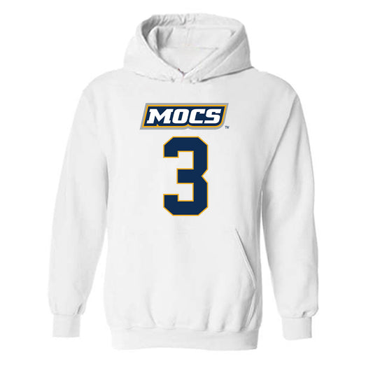 UTC - NCAA Men's Basketball : Tre Powell - Replica Shersey Hooded Sweatshirt-0