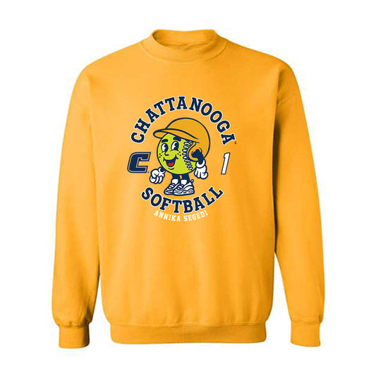 UTC - NCAA Softball : Annika Segedi - Fashion Shersey Crewneck Sweatshirt-0