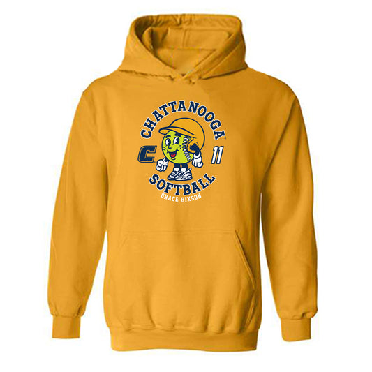  - NCAA Softball : Grace Hixson - Fashion Shersey Hooded Sweatshirt-0