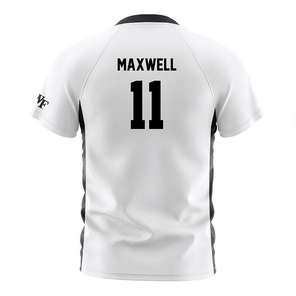 Wake Forest - NCAA Women's Soccer : Taylor Maxwell - White Soccer Jersey-1