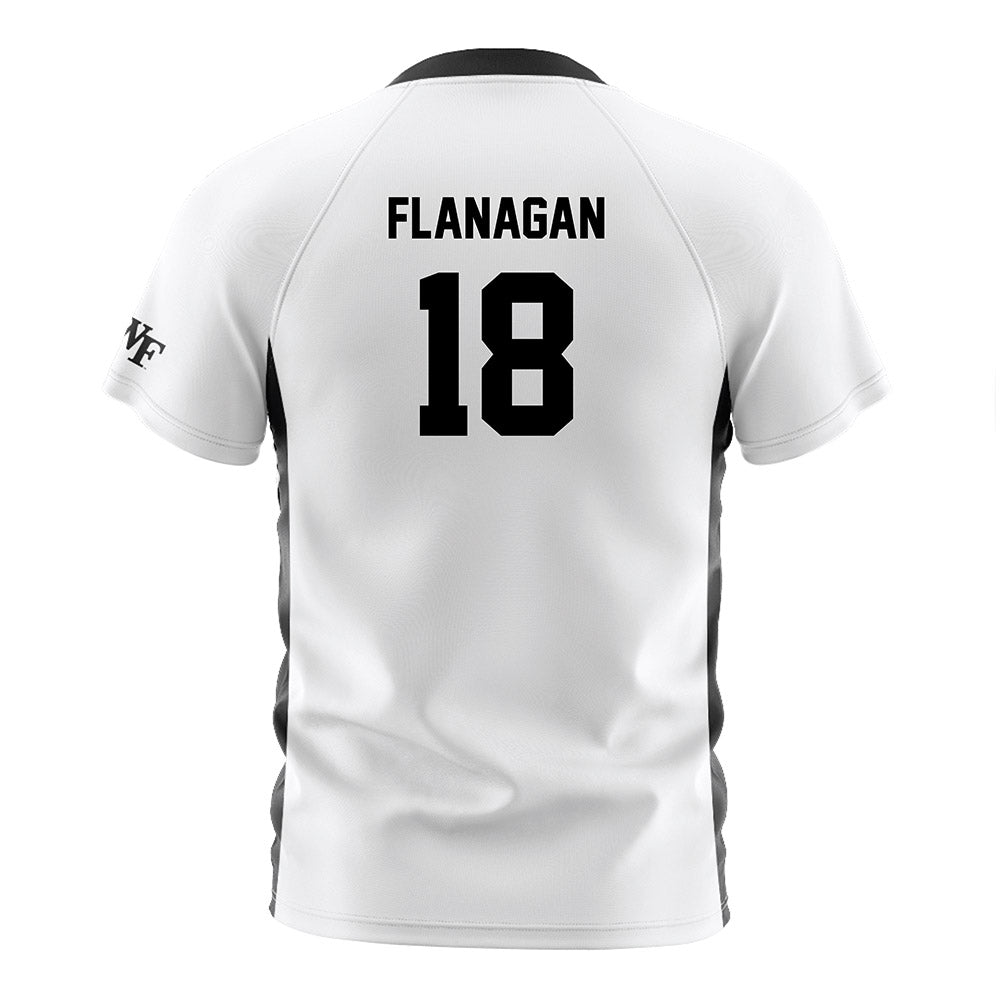 Wake Forest - NCAA Women's Soccer : Allie Flanagan - White Soccer Jersey-1