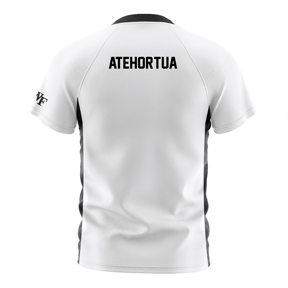 Wake Forest - NCAA Women's Soccer : Sofia Atehortua - White Soccer Jersey-1