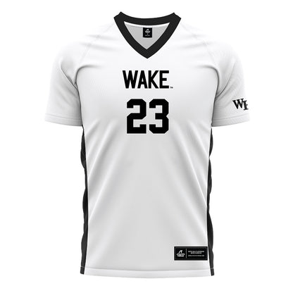 Wake Forest - NCAA Women's Soccer : Allie Schmidt - White Soccer Jersey-0
