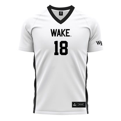 Wake Forest - NCAA Women's Soccer : Allie Flanagan - White Soccer Jersey-0