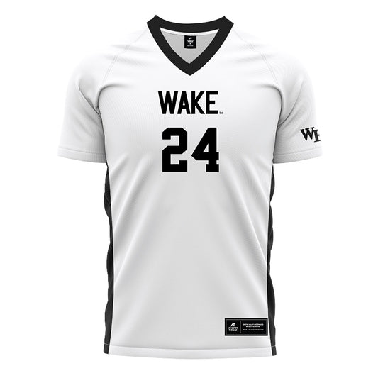 Wake Forest - NCAA Women's Soccer : Ava Reddy - White Soccer Jersey-0