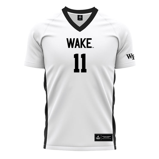 Wake Forest - NCAA Women's Soccer : Taylor Maxwell - White Soccer Jersey-0