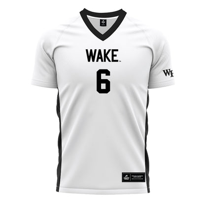 Wake Forest - NCAA Women's Soccer : Dempsey Brown - White Soccer Jersey-0
