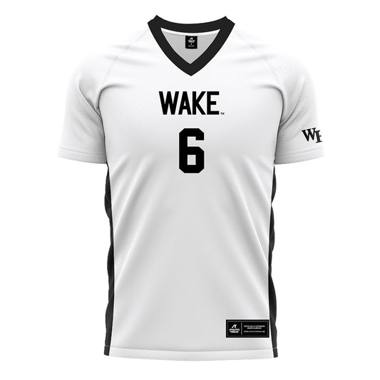 Wake Forest - NCAA Women's Soccer : Dempsey Brown - White Soccer Jersey-0