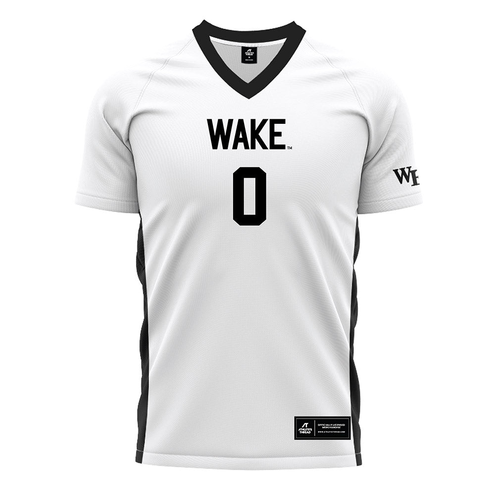 Wake Forest - NCAA Women's Soccer : Lizzie Thornton - White Soccer Jersey-0