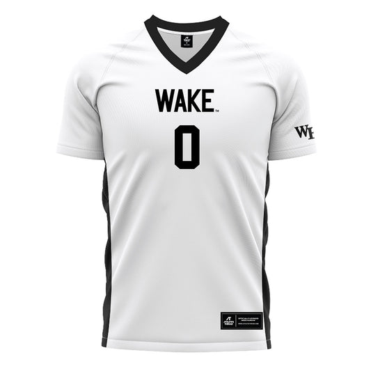 Wake Forest - NCAA Women's Soccer : Lizzie Thornton - White Soccer Jersey-0