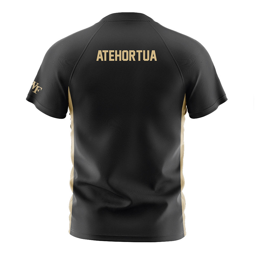 Wake Forest - NCAA Women's Soccer : Sofia Atehortua - Black Soccer Jersey-1