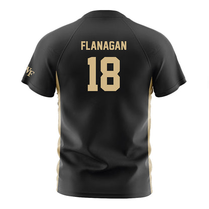 Wake Forest - NCAA Women's Soccer : Allie Flanagan - Black Soccer Jersey-1