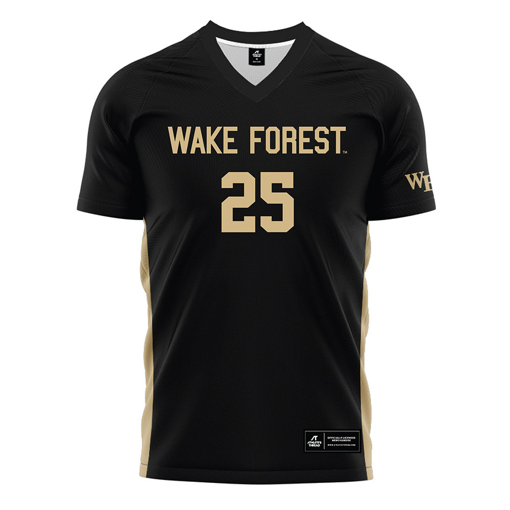 Wake Forest - NCAA Women's Soccer : Sophie Faircloth - Black Soccer Jersey-0