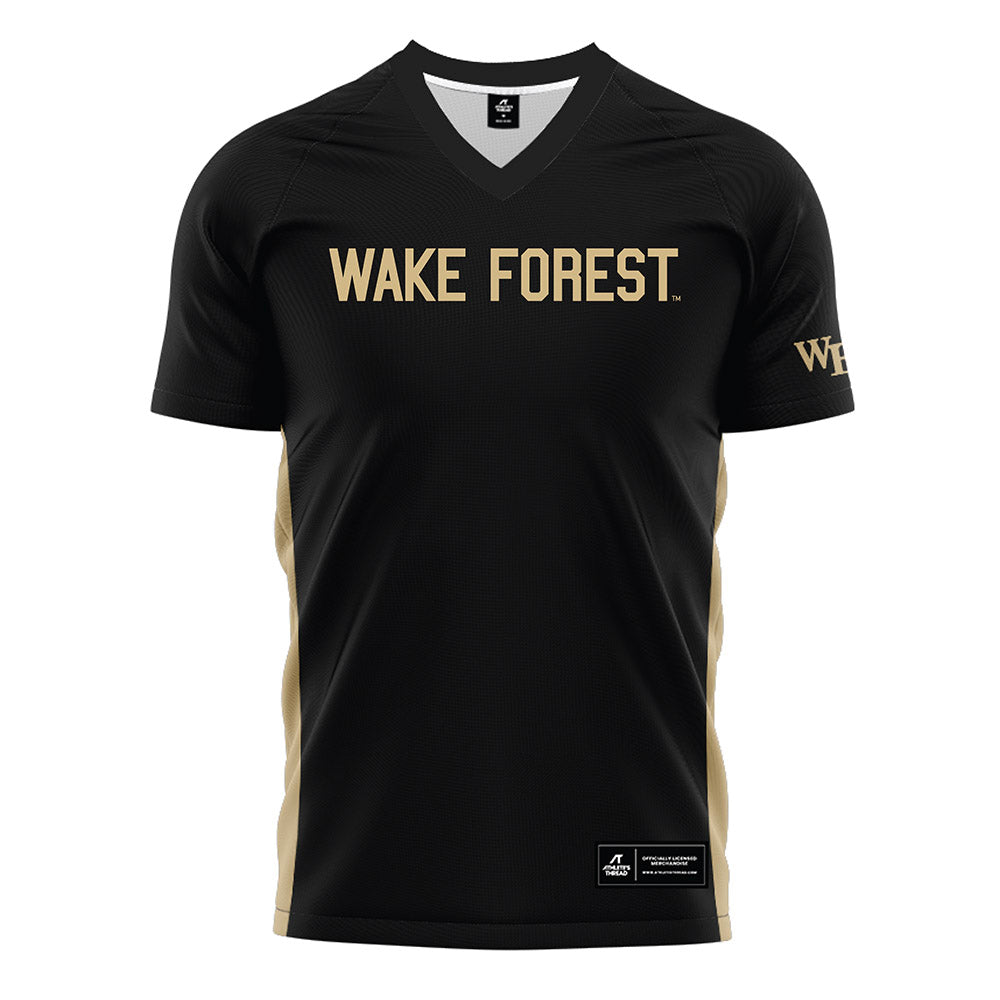 Wake Forest - NCAA Women's Soccer : Sofia Atehortua - Black Soccer Jersey-0