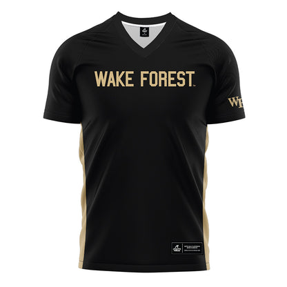 Wake Forest - NCAA Women's Soccer : Sofia Atehortua - Black Soccer Jersey-0