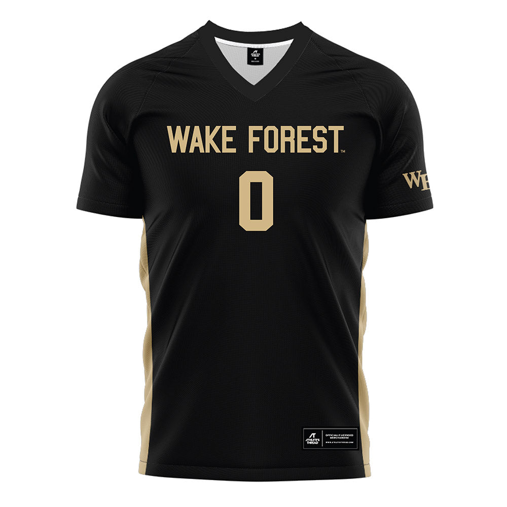 Wake Forest - NCAA Women's Soccer : Lizzie Thornton - Black Soccer Jersey-0