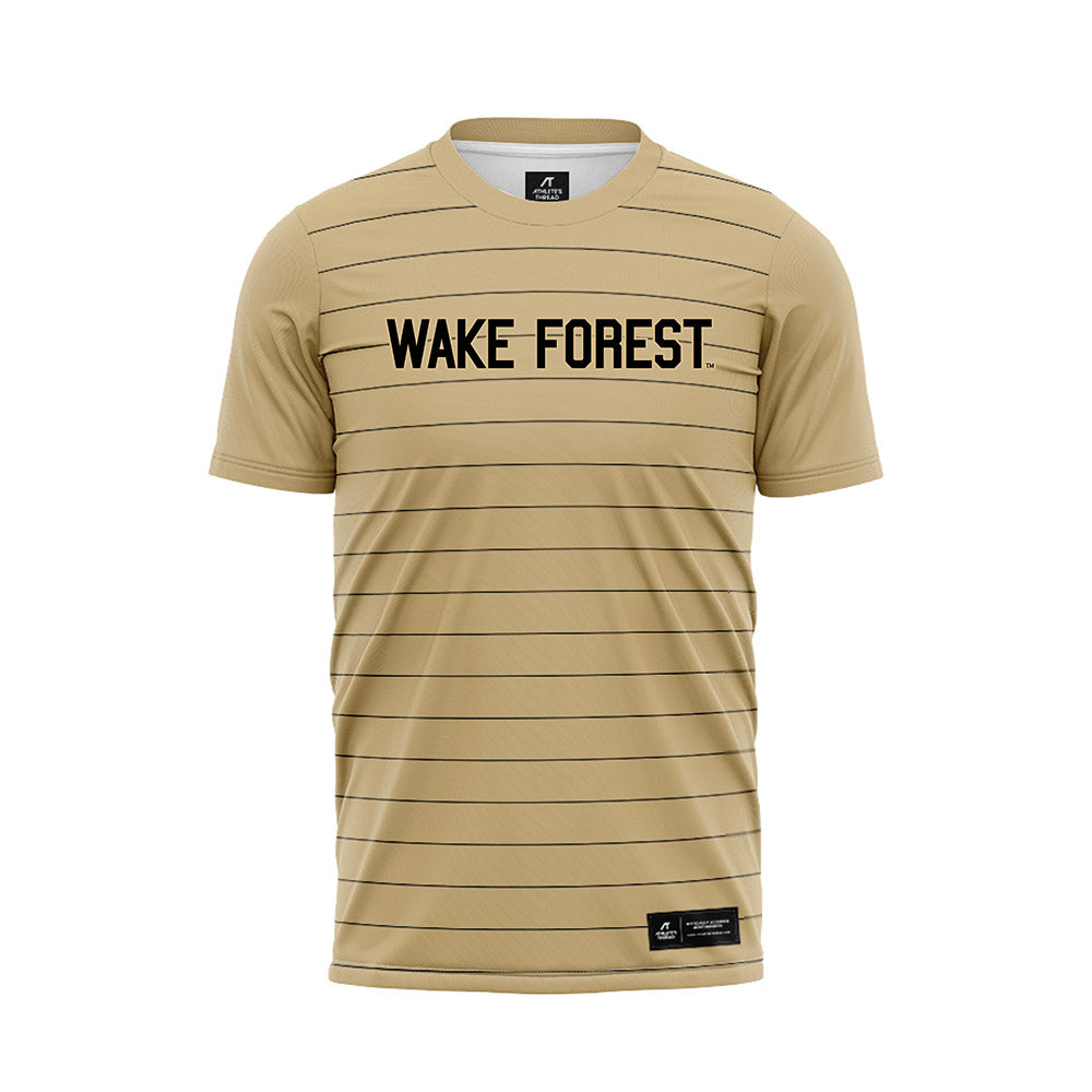 Wake Forest - NCAA Men's Soccer : Graham Syrett - Gold Soccer Jersey-0