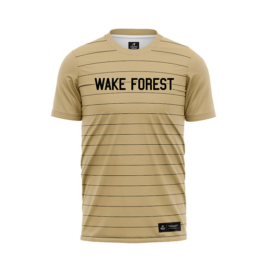 Wake Forest - NCAA Men's Soccer : Graham Syrett - Gold Soccer Jersey-0