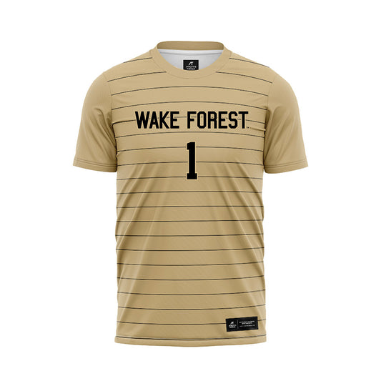 Wake Forest - NCAA Men's Soccer : Graham Syrett - Gold Soccer Jersey-0