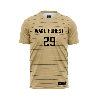 Wake Forest - NCAA Men's Soccer : Oliver Kurnik - Gold Soccer Jersey-0