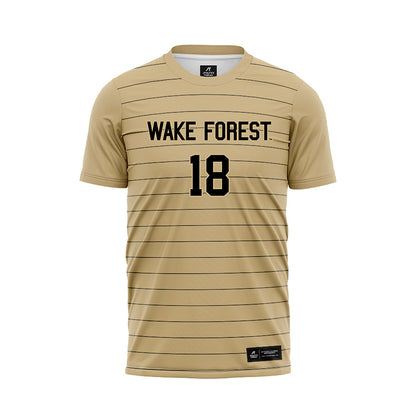 Wake Forest - NCAA Men's Soccer : Henry Rosenfeld - Gold Soccer Jersey-0
