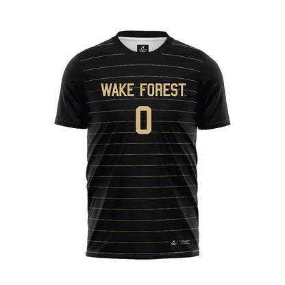 Wake Forest - NCAA Men's Soccer : Jonah Mednard - Black Soccer Jersey-0