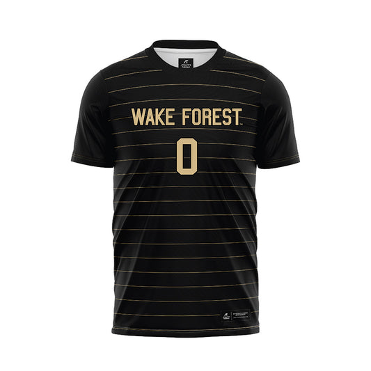 Wake Forest - NCAA Men's Soccer : Jonah Mednard - Black Soccer Jersey-0