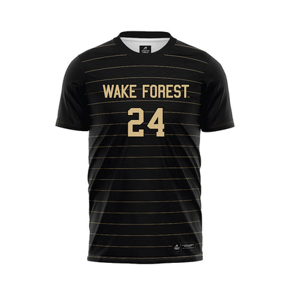 Wake Forest - NCAA Men's Soccer : Mason Sullivan - Black Soccer Jersey-0