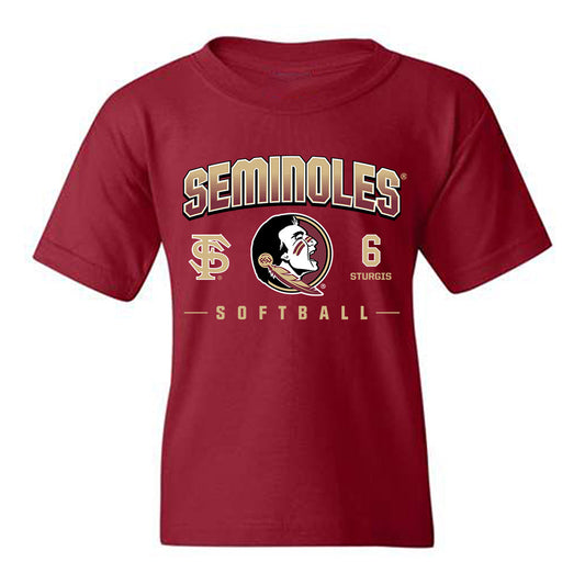 FSU - NCAA Softball : Makenna Sturgis - Fashion Shersey Youth T-Shirt-0