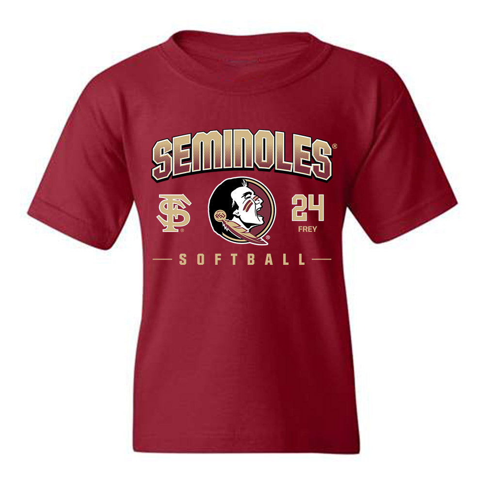 FSU - NCAA Softball : Madison Frey - Fashion Shersey Youth T-Shirt