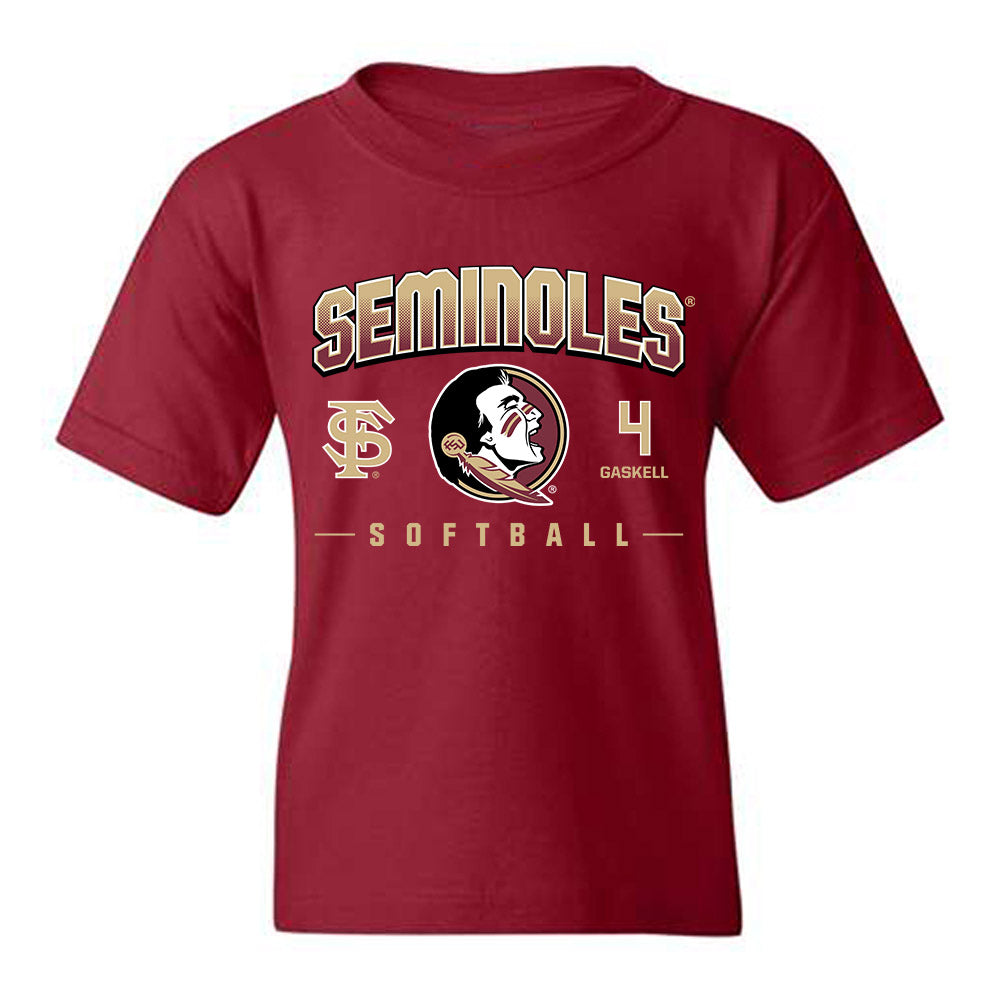 FSU - NCAA Softball : Marlee Gaskell - Fashion Shersey Youth T-Shirt-0