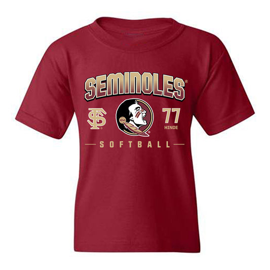 FSU - NCAA Softball : Anna Hinde - Fashion Shersey Youth T-Shirt-0